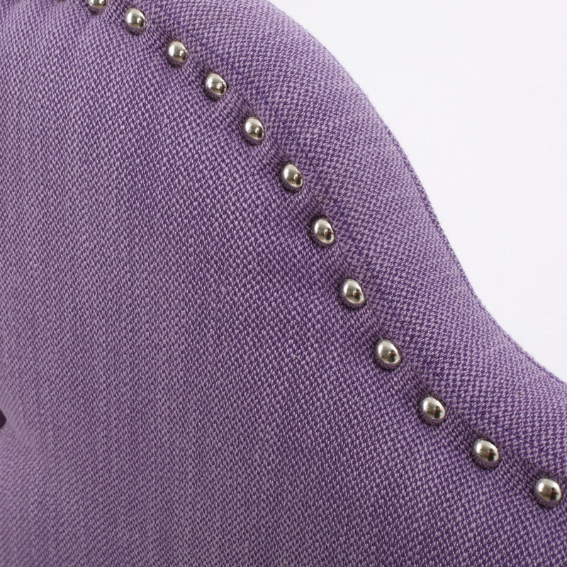 Cadre de lit avec tête de lit, Mauve