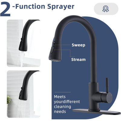 Belfry Kitchen Aliff Kitchen Faucet Side Spray