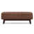 Saddle Brown Faux Distressed Leather selected