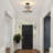 Ivanas 3 - Light Modern Glass Drum Semi Flush Mount Ceiling Light Fixture for Dinning Room Living Room Bedroom Hallway Entryway Kitchen-1492346373