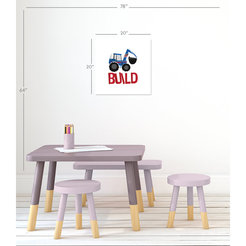 Impression sur papier Blu Build, H 20 po x l 20 po x P 1 po