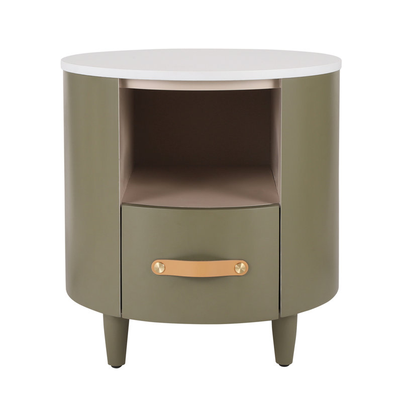 Table de chevet Modern, Vert