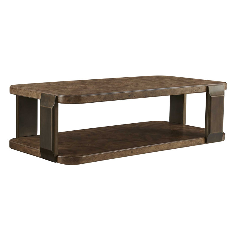 Uttermost Vance Mappa Burl Coffee Table