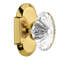 Cottage Plate with Oval Fluted Crystal Door Knob-760102720-760102716