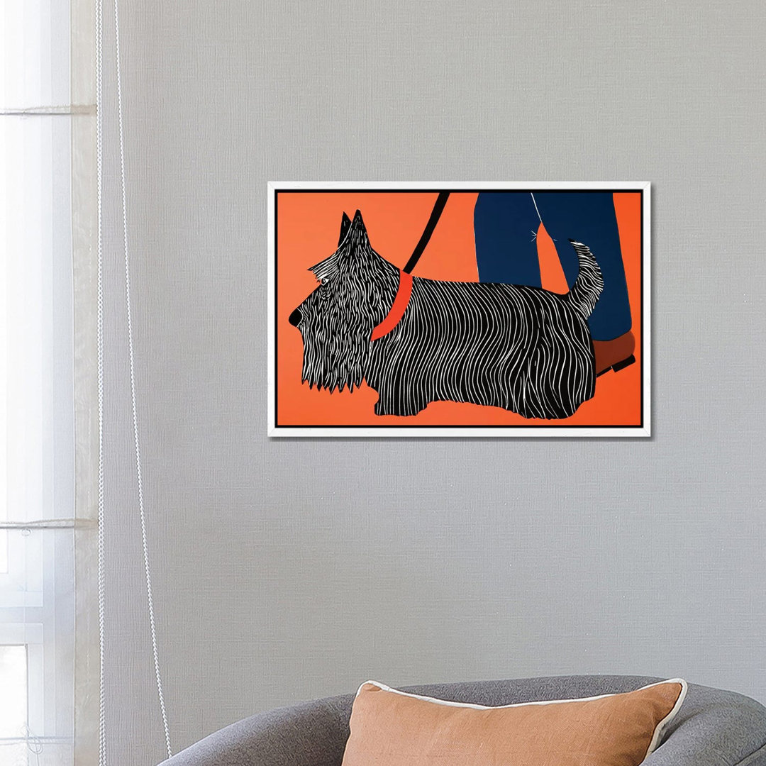 Dogs Can Heel von Stephen Huneck - Galerie-verpackte Leinwand Giclée auf Leinwand