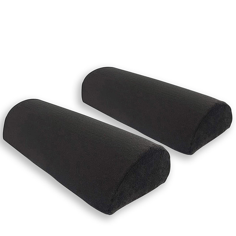 Half Moon Lumbar Cushion Black
