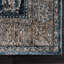 Tapis bleu tissé à la machine-70086082