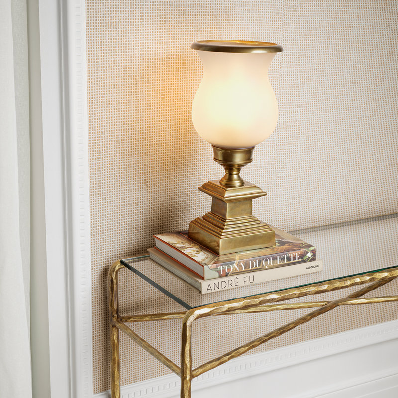 47.05'' W Glass Console Table
