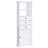 Tall Storage Cabinet With 3 Drawers And Adjustable Shelves For Bathroom, Study, Office And Interior, MDF Board With Painted Finish-1240436223