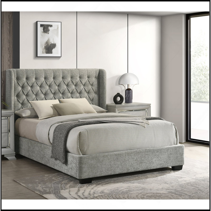 Tête de lit tapissier 1pc, Grand lit