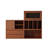 Modern Wooden Bookcase With Storage Cabinet