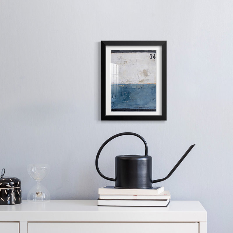 Take 34 -Framed Print, 28.5" H x 20.5" W, Black