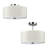 Dayna Shade Pendants Two Light Flush / Semi-Flush Convertible from Visual Comfort Studio-888211622-919848069
