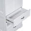 Armoire de rangement pour salle de bain avec tablette réglable et tiroirs