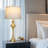 29” Tall Metal Dimmable Table Lamp with Touch Control and USB Ports, Bulb Included-251923244
