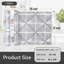 Doublure de tablette, doublures d'armoire antidérapantes non adhésives, doublures de tiroir, rayure noire, l 18 po x L 96 po