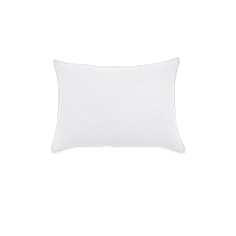 Waverly Lumbar Pillow Cover & Insert, White