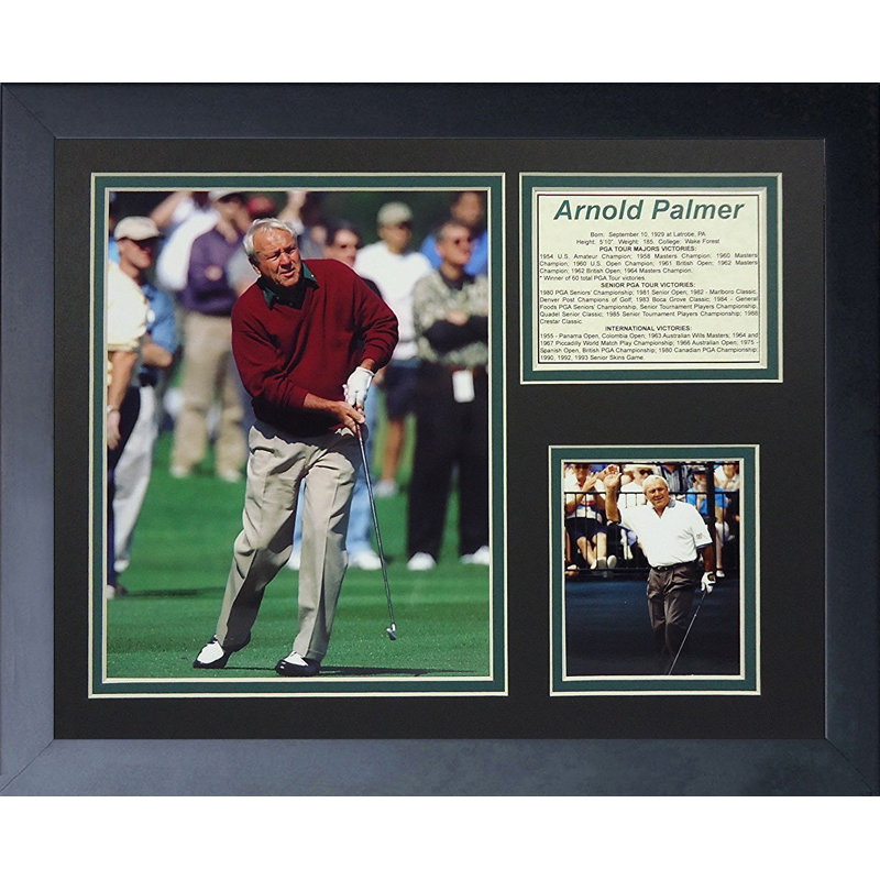 Souvenirs encadrée « arnold palmer-cité légendaire champion »