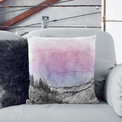 Abstract Square Throw Cushion