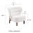 Aarmaan Upholstered Wingback Chair