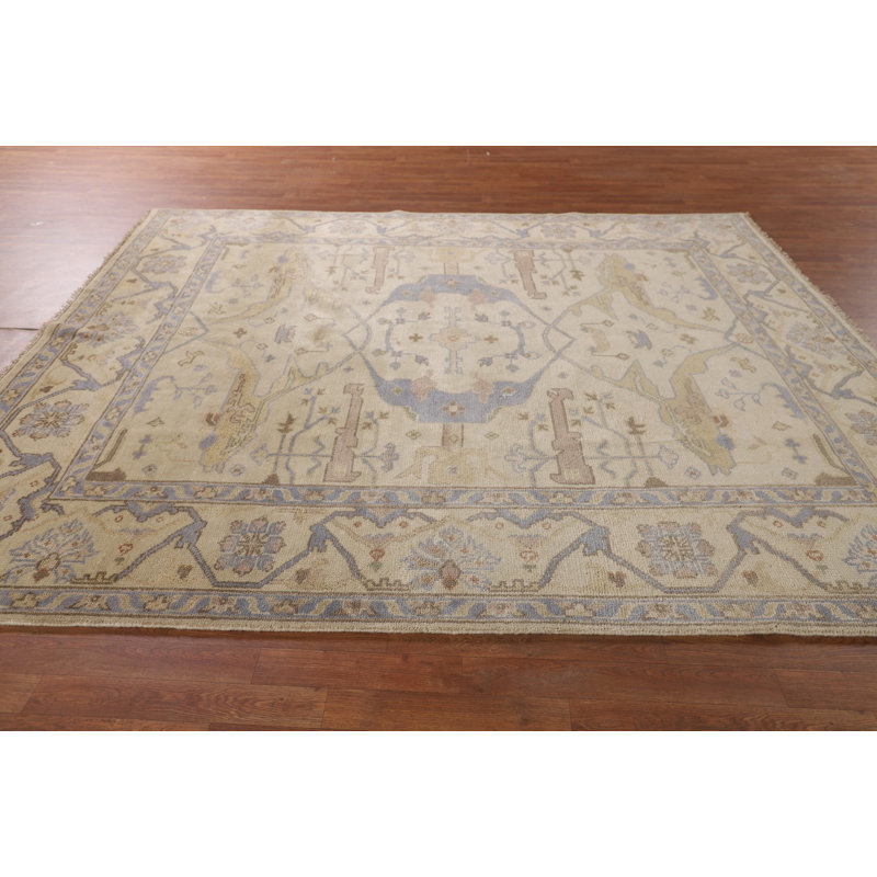 Handmade Oushak Oriental Rug 8x9