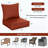 Wynee 24"W X 24"D Outdoor Cushions 6.5'' Deep Seating Cushion Set Indoor and Outdoor Seat / Back Cushion, Only Cushions-1124802909