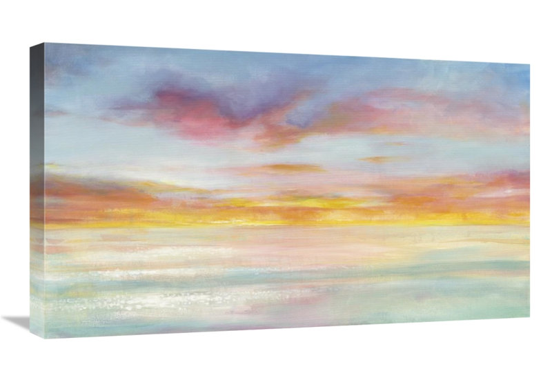 " Pastel Sky " Print, 17.7" H x 30" W, Wrapped Canvas