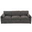 Canapés confortables en chenille 3 places au design moderne pour le salon
