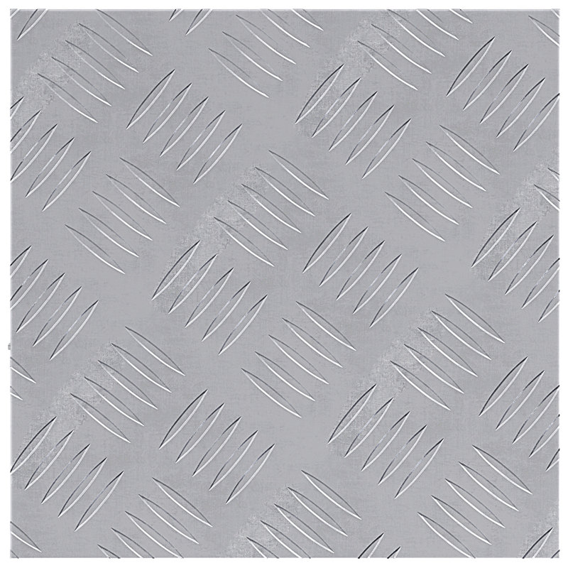 Silver Aluminium 0.3 Cm Aluminium Stair Treads, Square 30cm