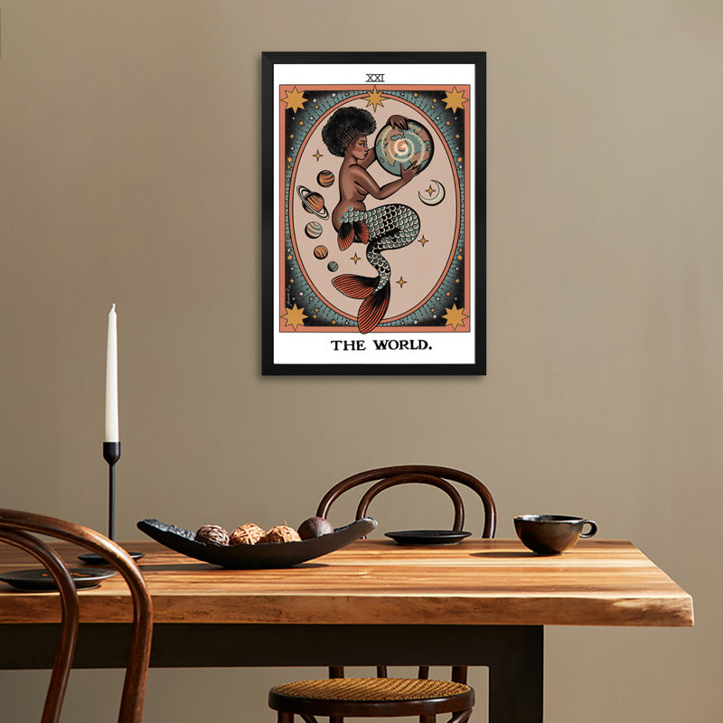 Affiches encadrées de qualité supérieure The World, H 24 po x l 16 po