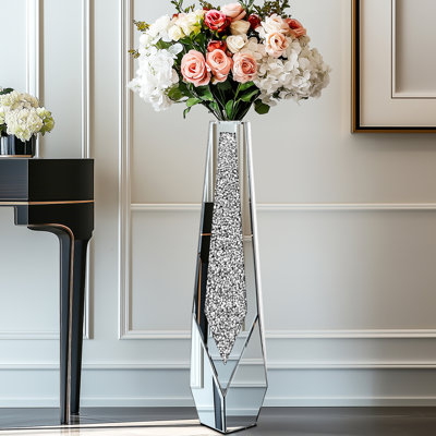 Glass Floor Vase