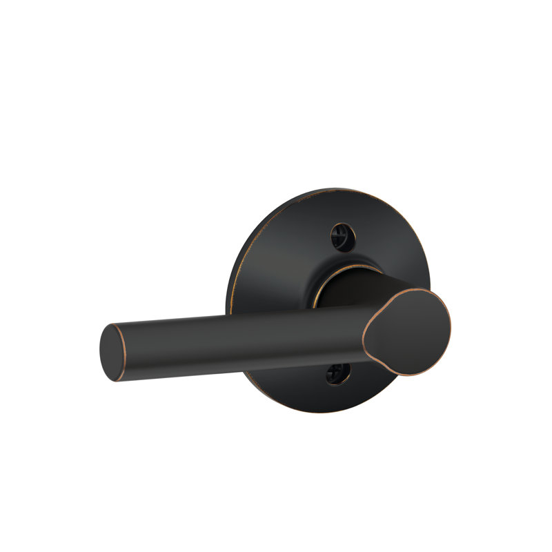 Broadway Lever Non-Turning Lock, Aged Bronze
