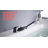 Bathtub Faucet Deck Mount, Bath Tub Faucet with High Flow Waterfall Spout-64622005
