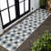 Drora Traditional Geometric Bold Gingham Navy/Cream Indoor/Outdoor Rug