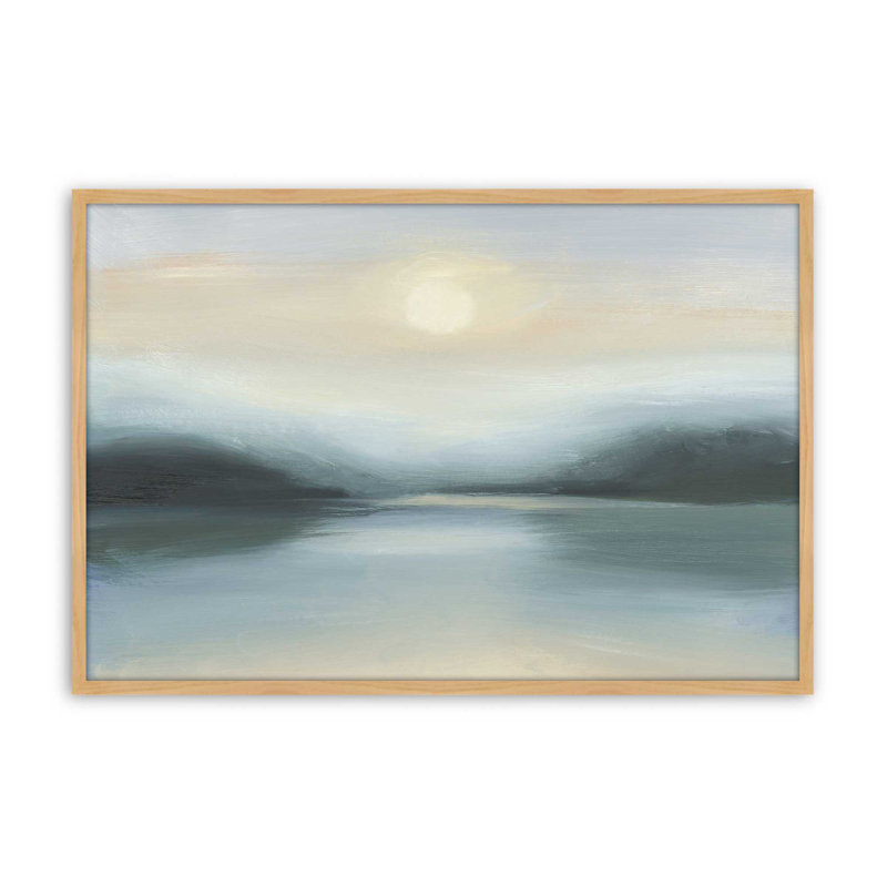 «Last Sunset of Spring II» par Ethan Harper, reproduction d'art, Tanné, Impression sur cadre ouvert sans papier mat