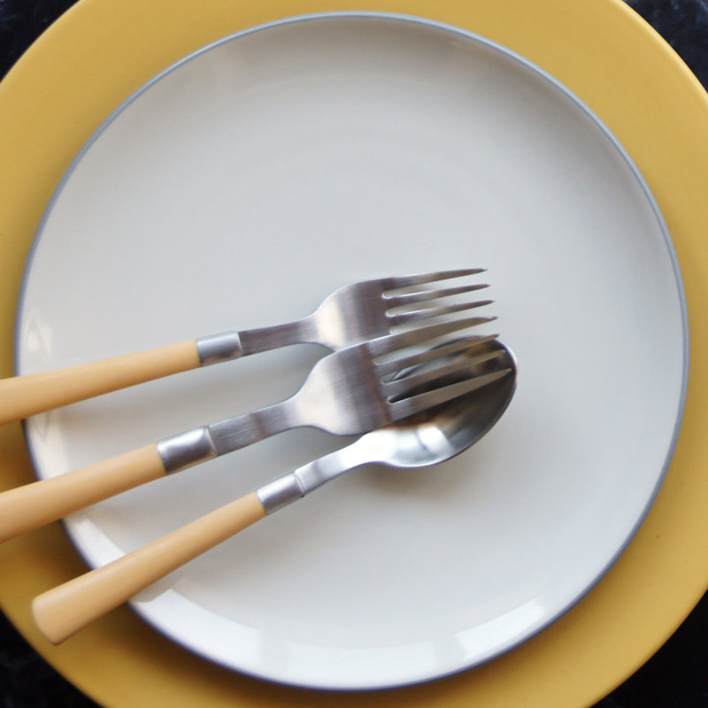 Noritake Colorwave Coupe Salad Plates, 8-1/4", Slate