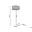 Cleveland 160cm Silver Traditional Floor Lamp