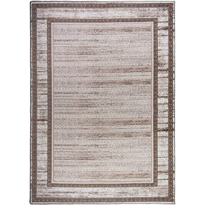 Rectangle Burel Machine Tufted Area Rug