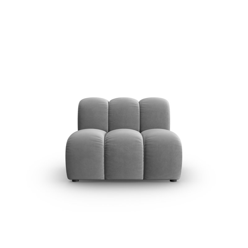 Christey Upholstered Slipper Chair, Grey