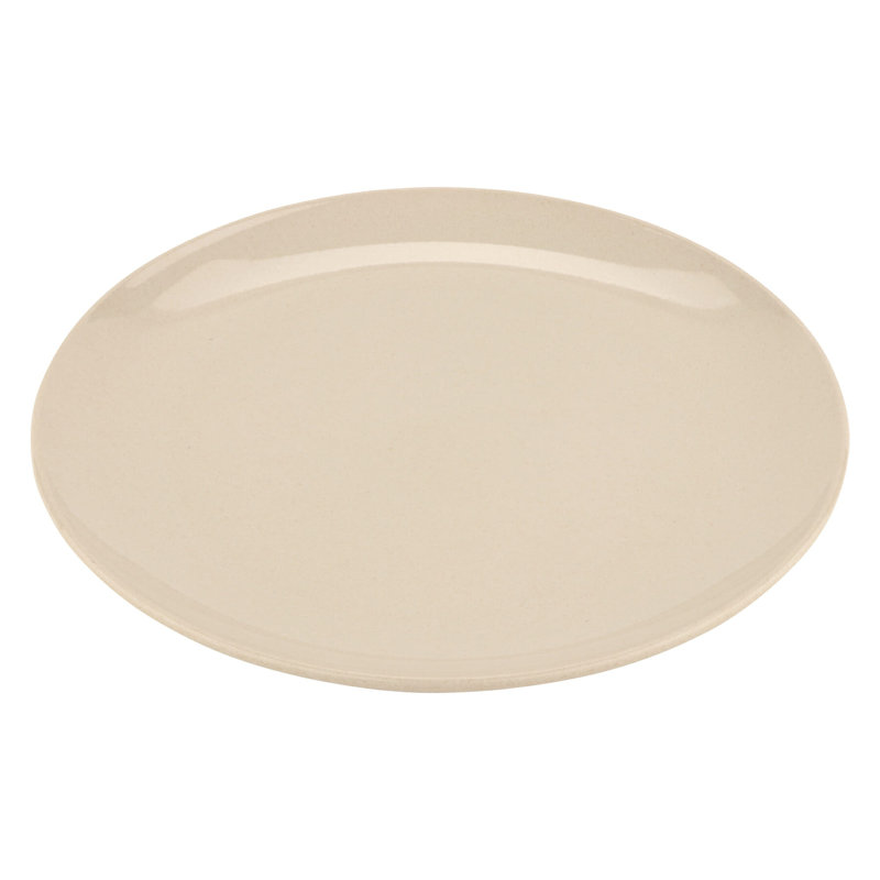 Assiettes plates rondes en mélamine GET BAM-16102, brun clair (ensemble de 12)