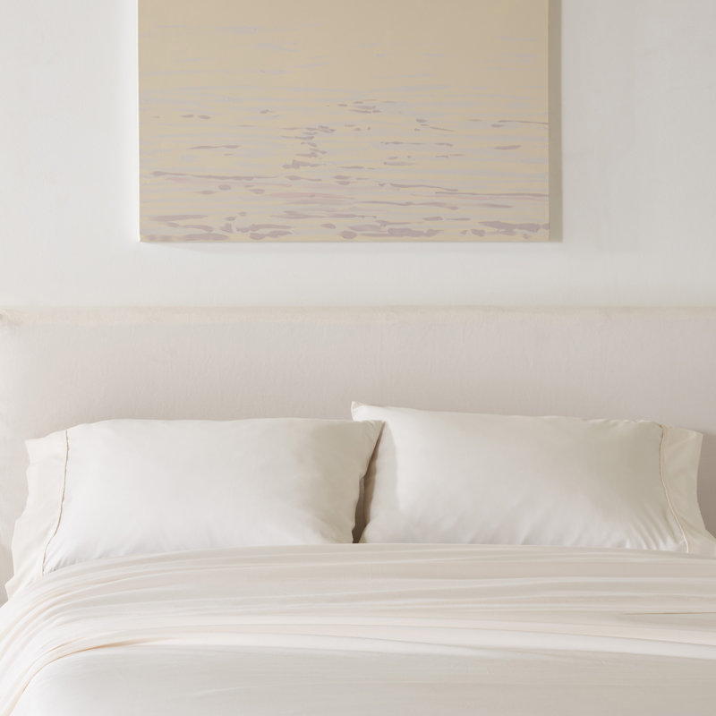 Lux Enzyme-Washed Double-Brushed 2pc. Pillowcase Set, Linen, Queen