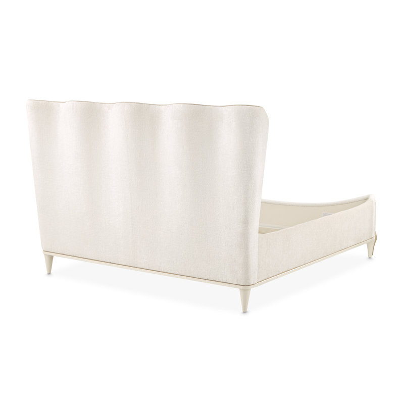 La Terrazza Panel Bed - Creamy Pearl, King