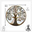 Miroir mural arbre de vie, 23,5 po