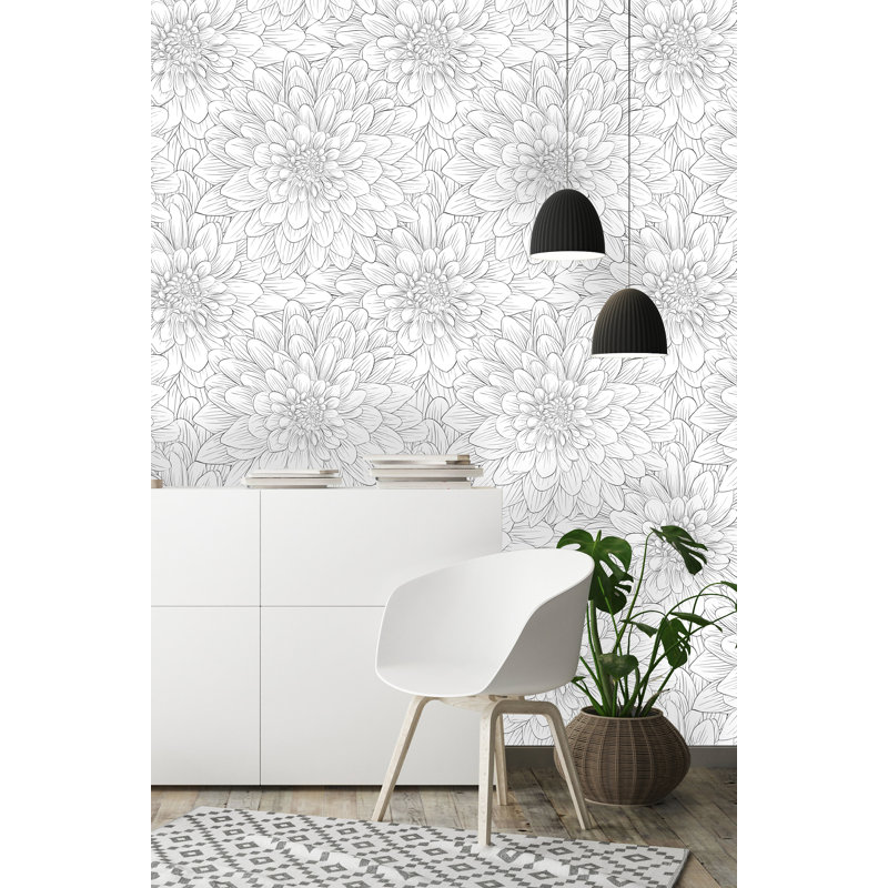 Rouleau de papier peint pelez et collez 10 pi x 25 po Aatikun