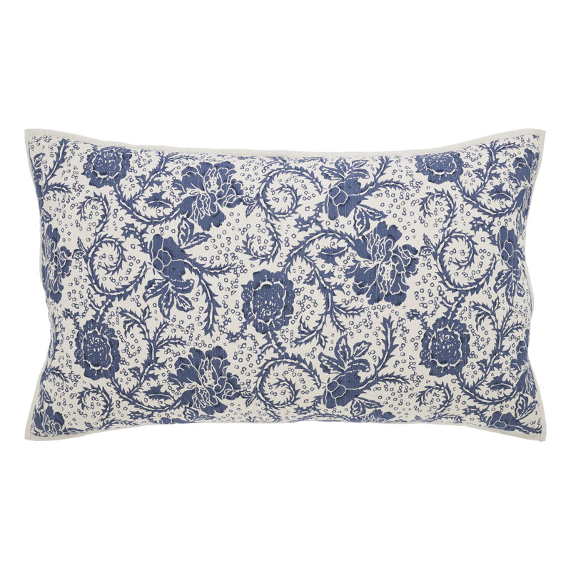 Dorset Navy Floral King Sham, King