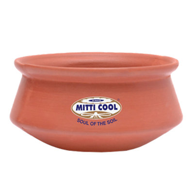 Mitti Cool Handi 0.85L Terracotta Standard Pot