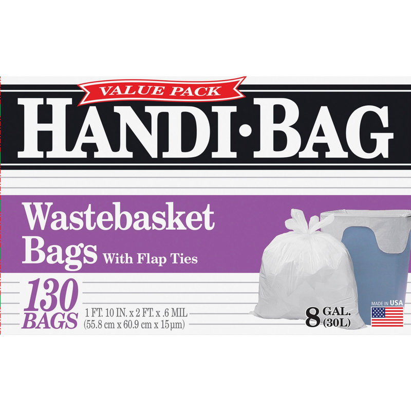 Handi Resin Trash Bags - 130 Count