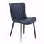 Set Of 2 Dining Chairs: Faux Leather Mid-Century Modern Modern Accent Chairs
