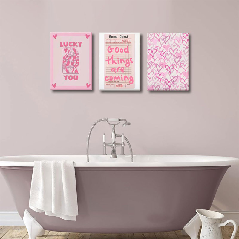 3 Piece Wrapped Canvas Print, 60 cm H x 40 cm W