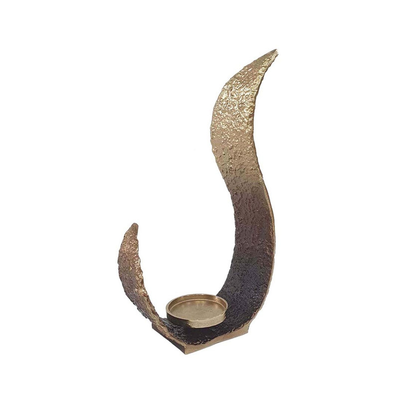 Porte-bougie 14,6 po Sculptural Ombre